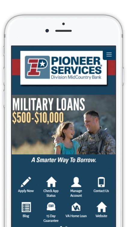 pioneermilitary lending customer service.